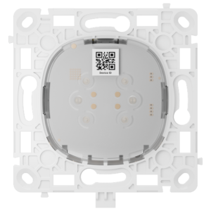 Relé inteligente de interrutor duplo comutável - Sem fios 868 MHz Jeweller - Alcance de comunicação até 1100 m - Fonte de alimentação 230 V AC 50 Hz - Não há necessidade de cabo neutro - Ajax - LightSwitch LightCore (2 Gang/2 way)